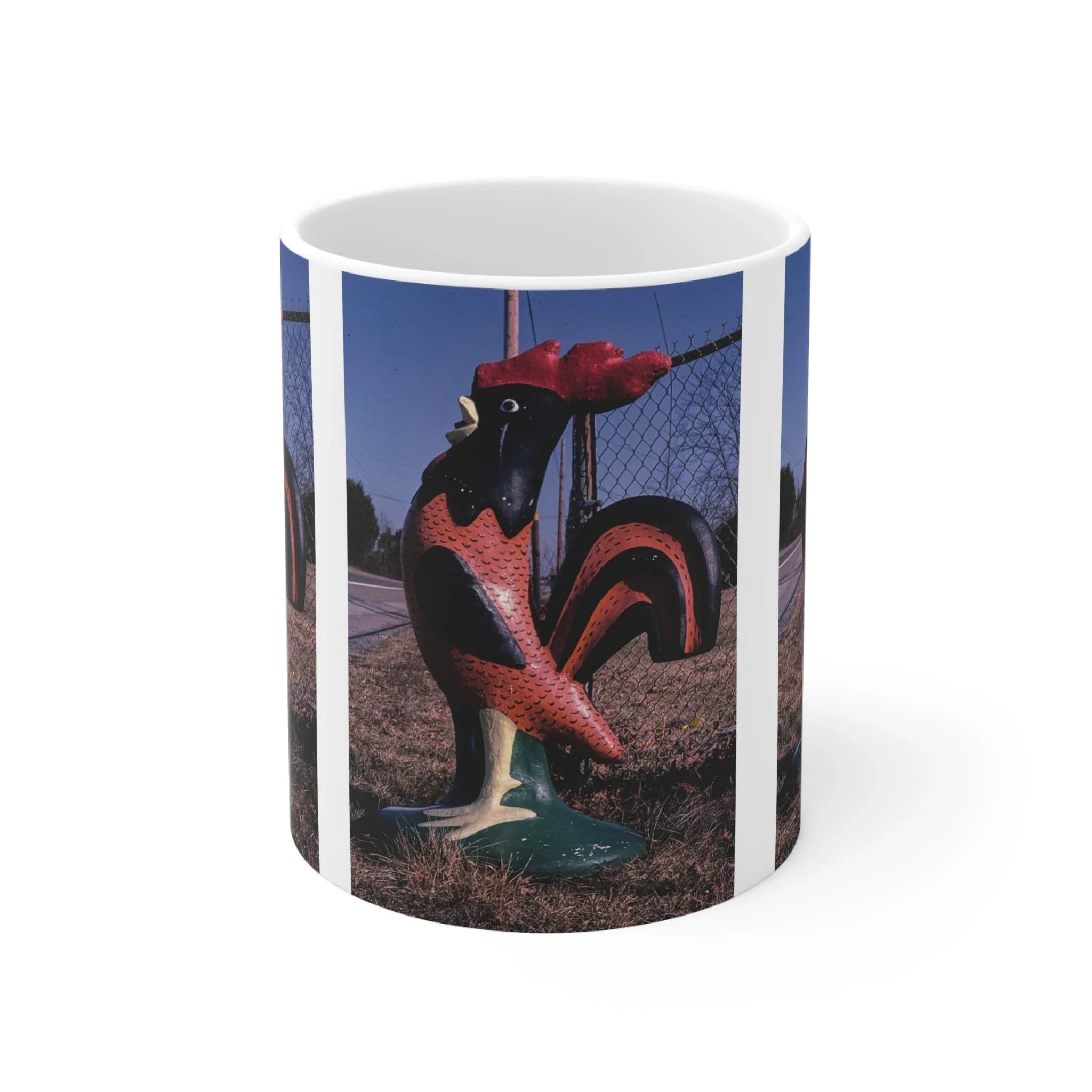 ROADSIDE MUGS - Big Rooster Ceramic Mug 11oz - BIG FRENCHIES