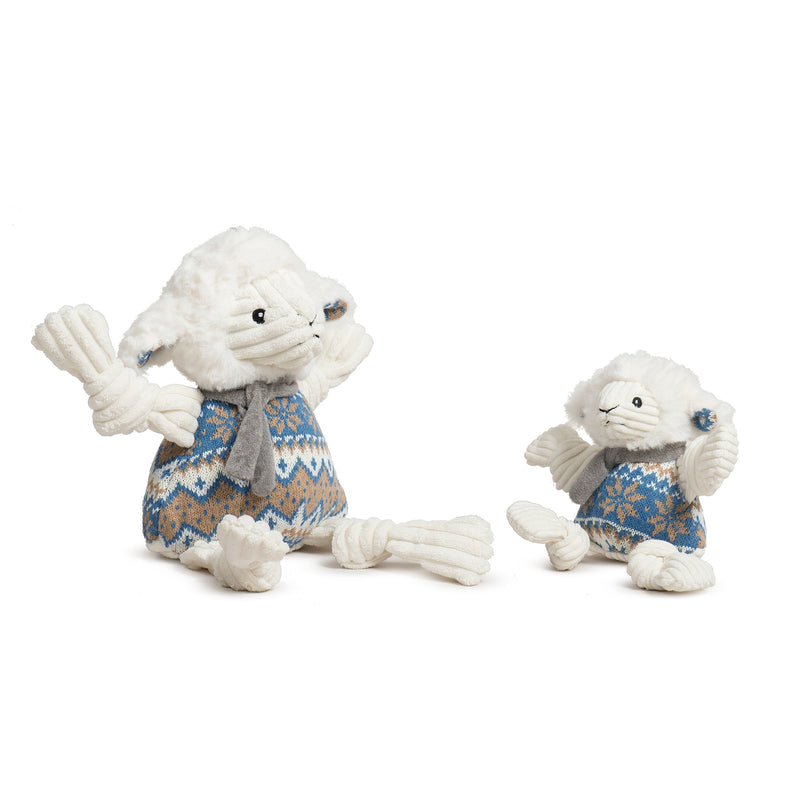 Leo Lamb Plush Dog Toy Knottie® - BIG FRENCHIES
