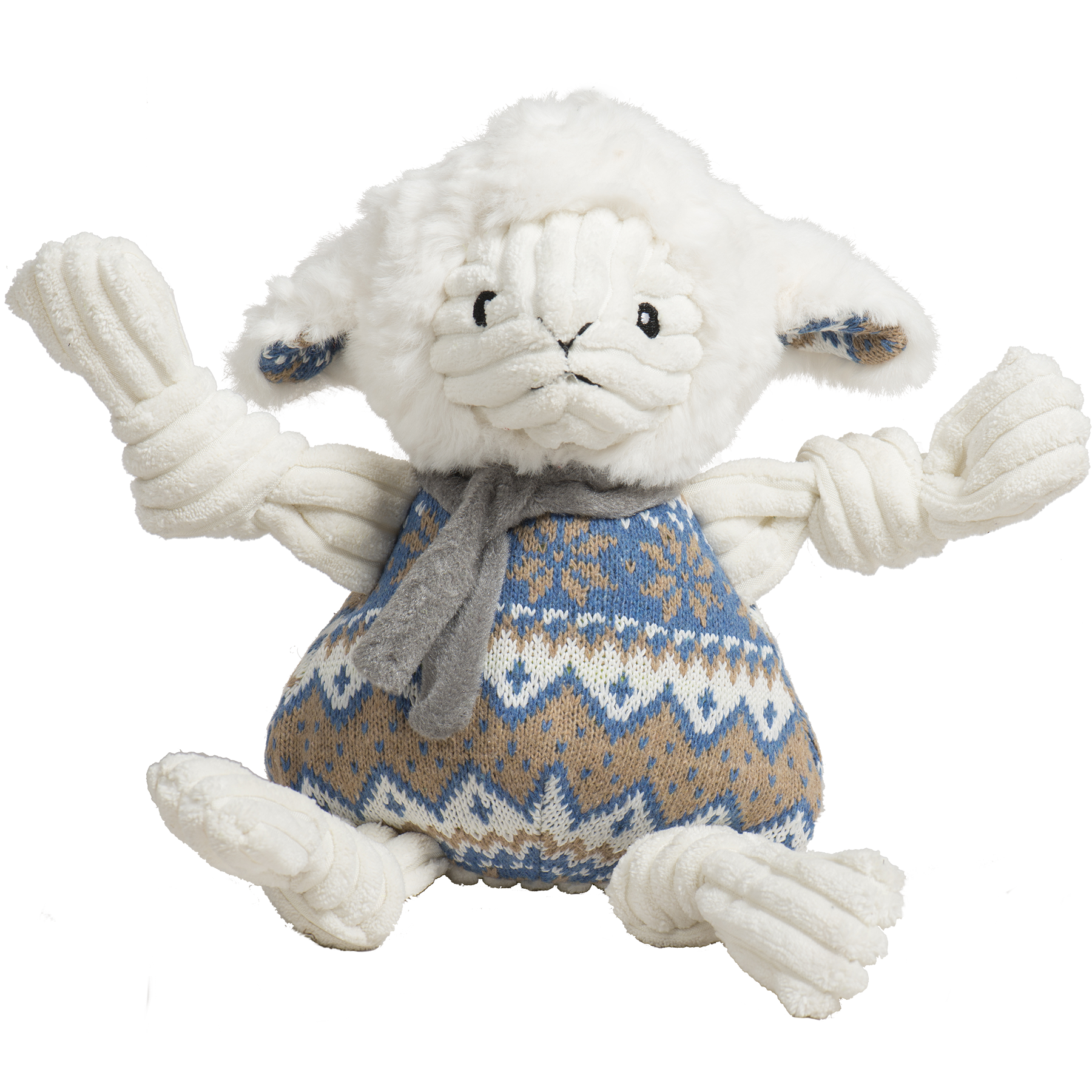 Leo Lamb Plush Dog Toy Knottie® - BIG FRENCHIES