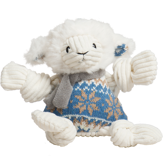 Leo Lamb Plush Dog Toy Knottie® - BIG FRENCHIES