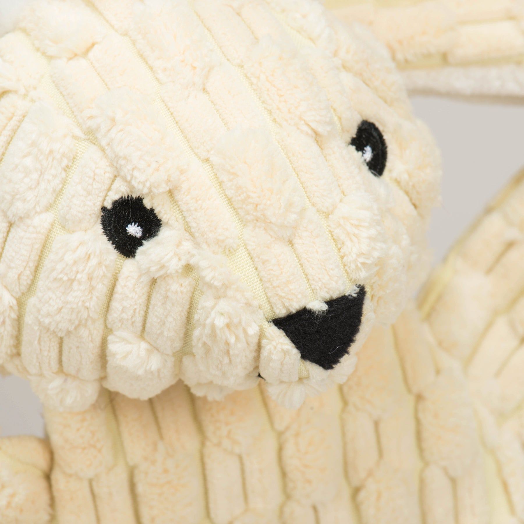 Bobbi Bunny HuggleFlatties™ Durable Plush Dog Toy - BIG FRENCHIES