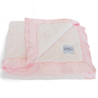 Classic Satin Border Blanket - Pink - BIG FRENCHIES