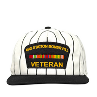 Gas Station Boner Pill Veteran Trucker Hat Custom Embroidered￼