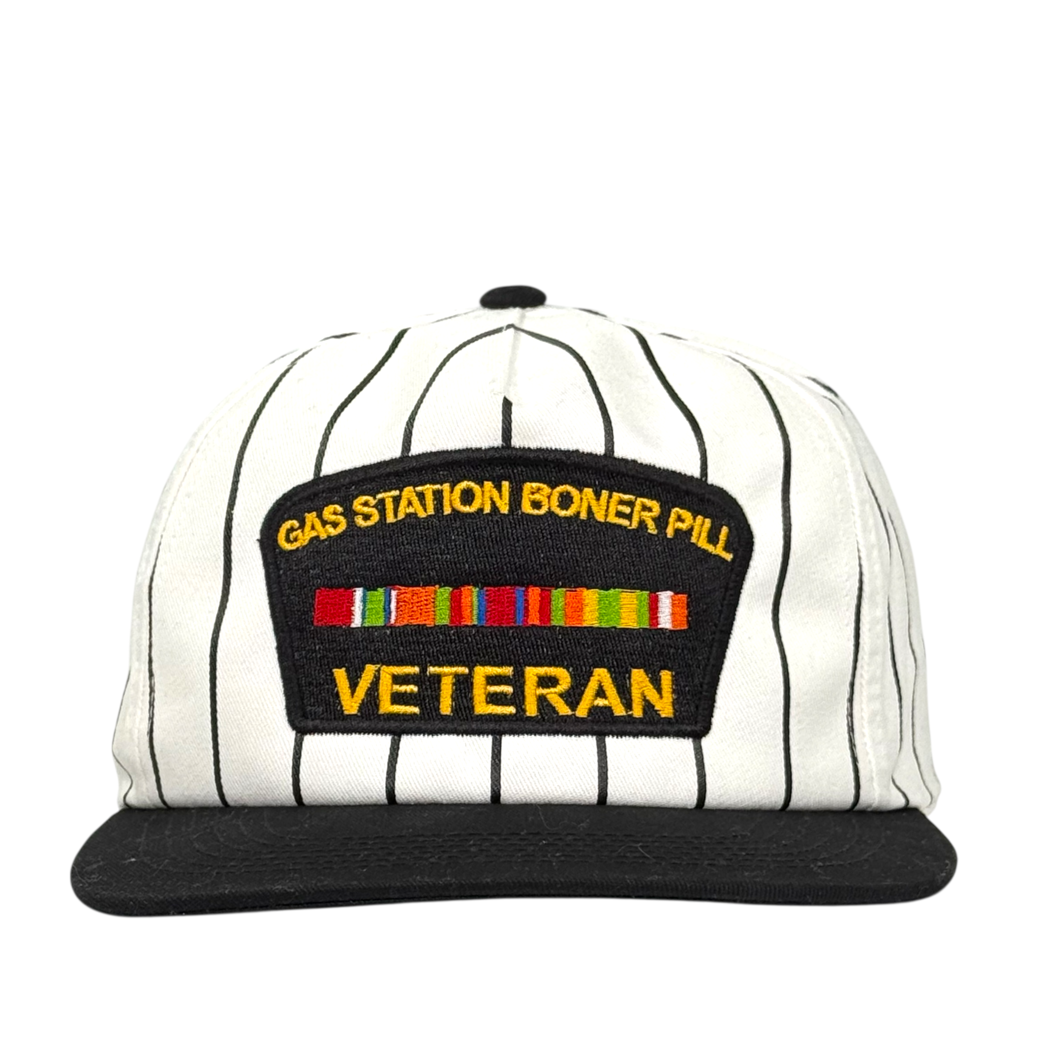 Gas Station Boner Pill Veteran Trucker Hat Custom Embroidered￼