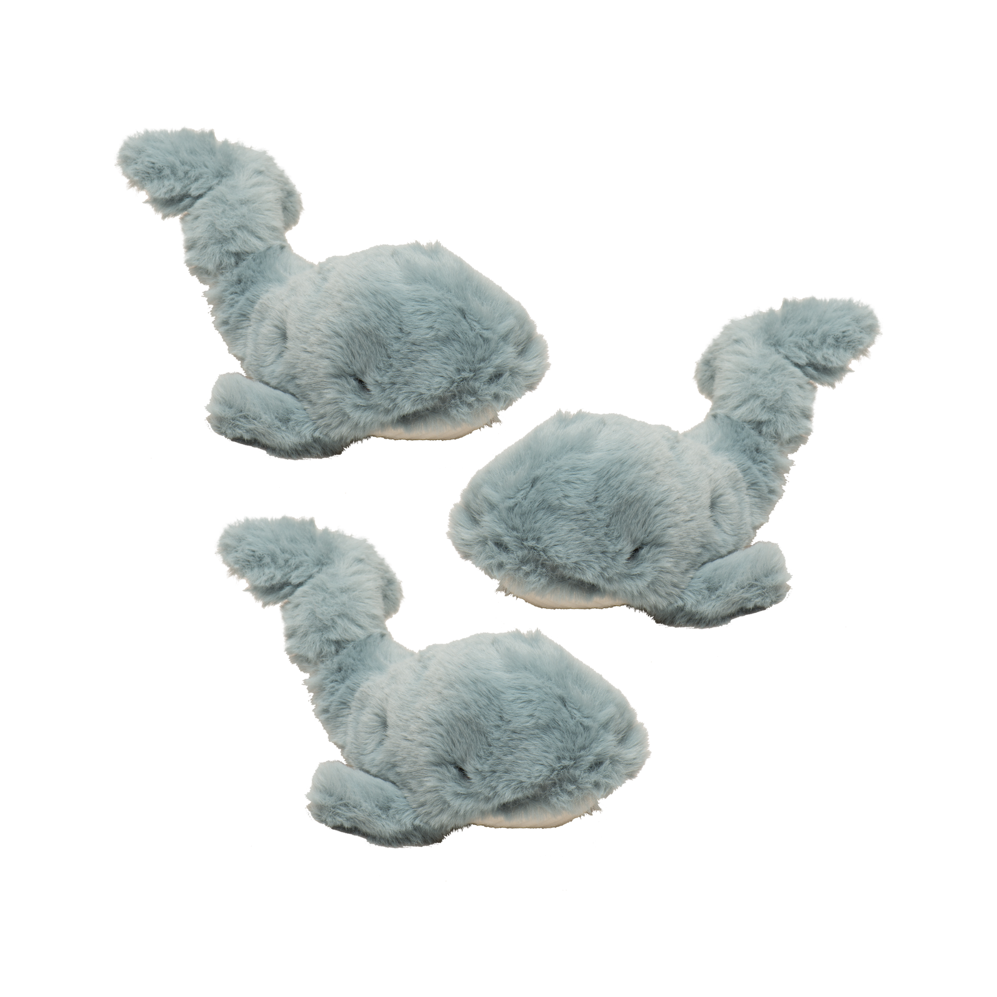 Mobie Whale Wee Huggles® Plush Dog Toys, 3 Pack - BIG FRENCHIES