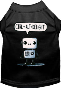 Dog Shirt for Pets "Ctrl+Alt+Delight"