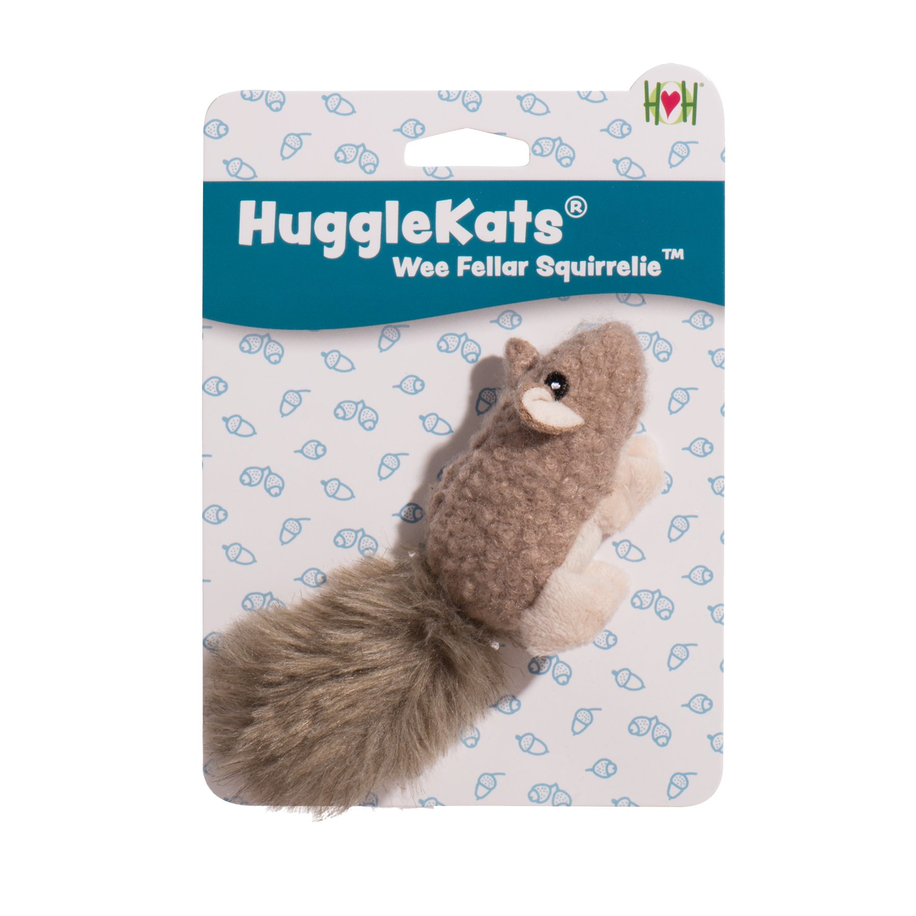 HuggleKats® Wee Fellar Squirrelie Cat Toy - BIG FRENCHIES