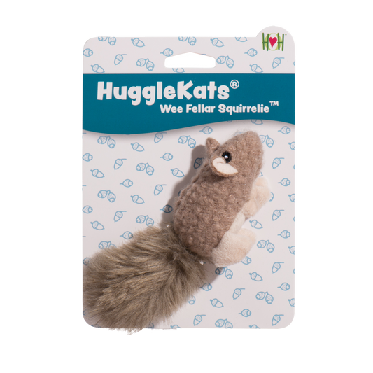 HuggleKats® Wee Fellar Squirrelie Cat Toy - BIG FRENCHIES