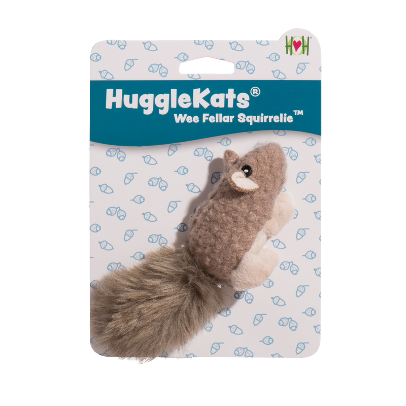 HuggleKats® Wee Fellar Squirrelie Cat Toy - BIG FRENCHIES