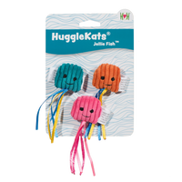 HuggleKats® Jellie Fish Cat Toys, 3 Pack - BIG FRENCHIES