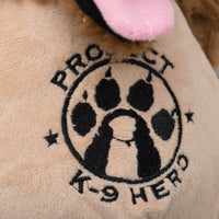 HuggleCause™, Project K-9 Hero, Flash Knottie® Plush Dog Toy, Large - BIG FRENCHIES