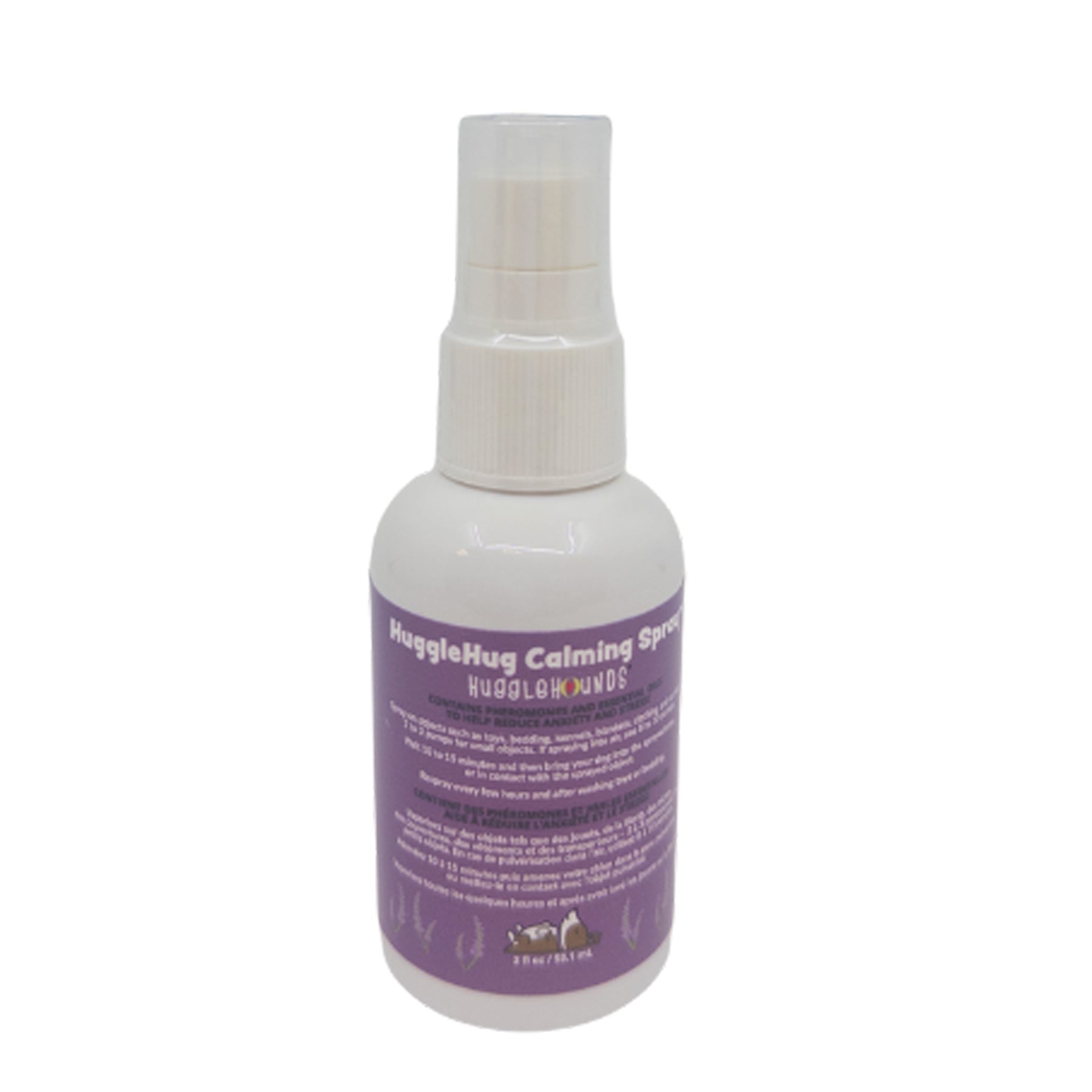 HuggleHug™ Lavender Bone & 2oz Calming Spray Dog Toy Set - BIG FRENCHIES
