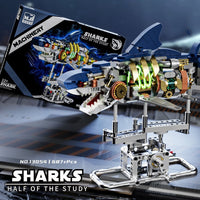 US And Electric Mechanical Lion And Whale Building Blocks That Also Double As Toys