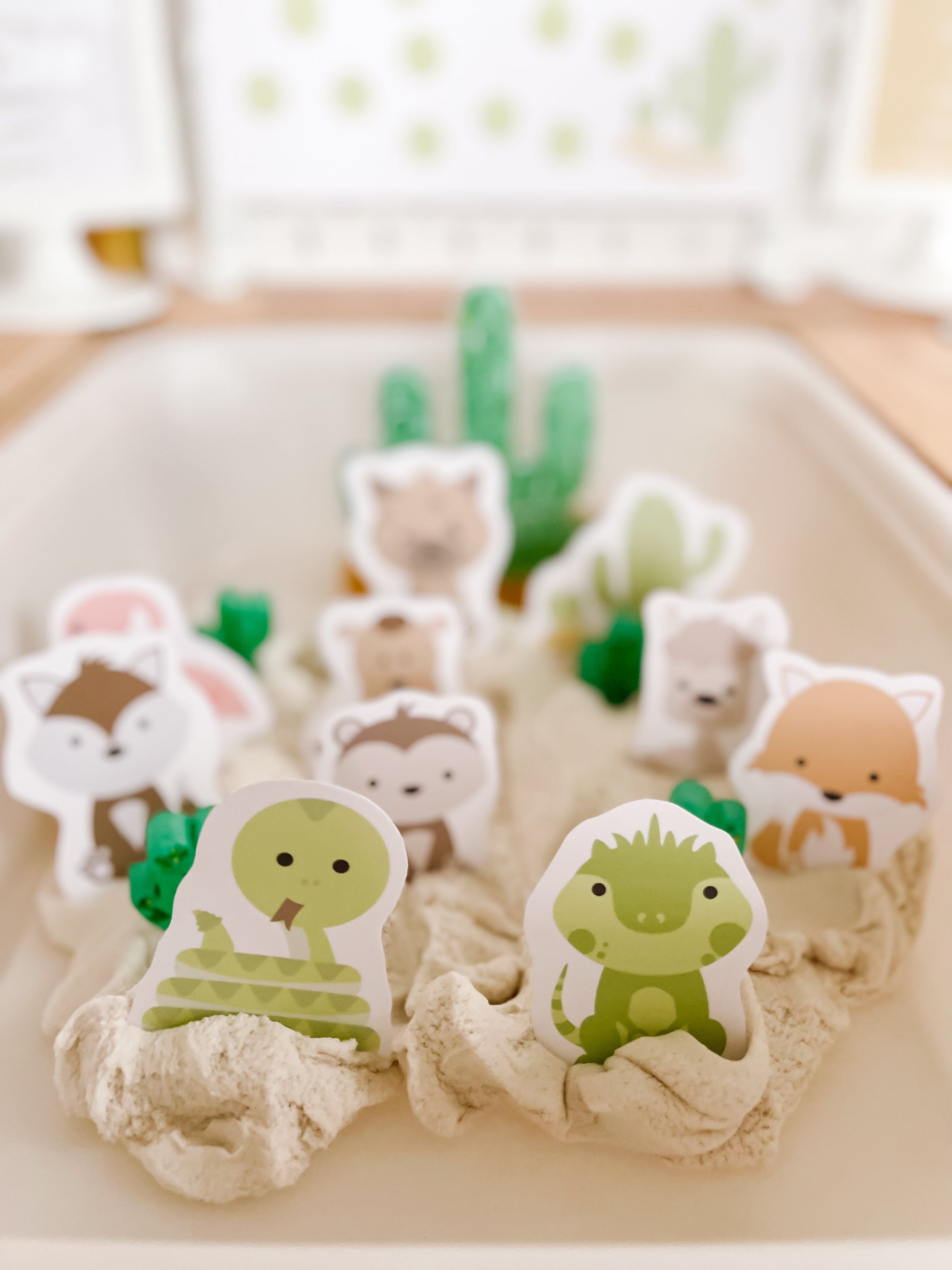 Desert Animals Printable Dramatic Play Kit