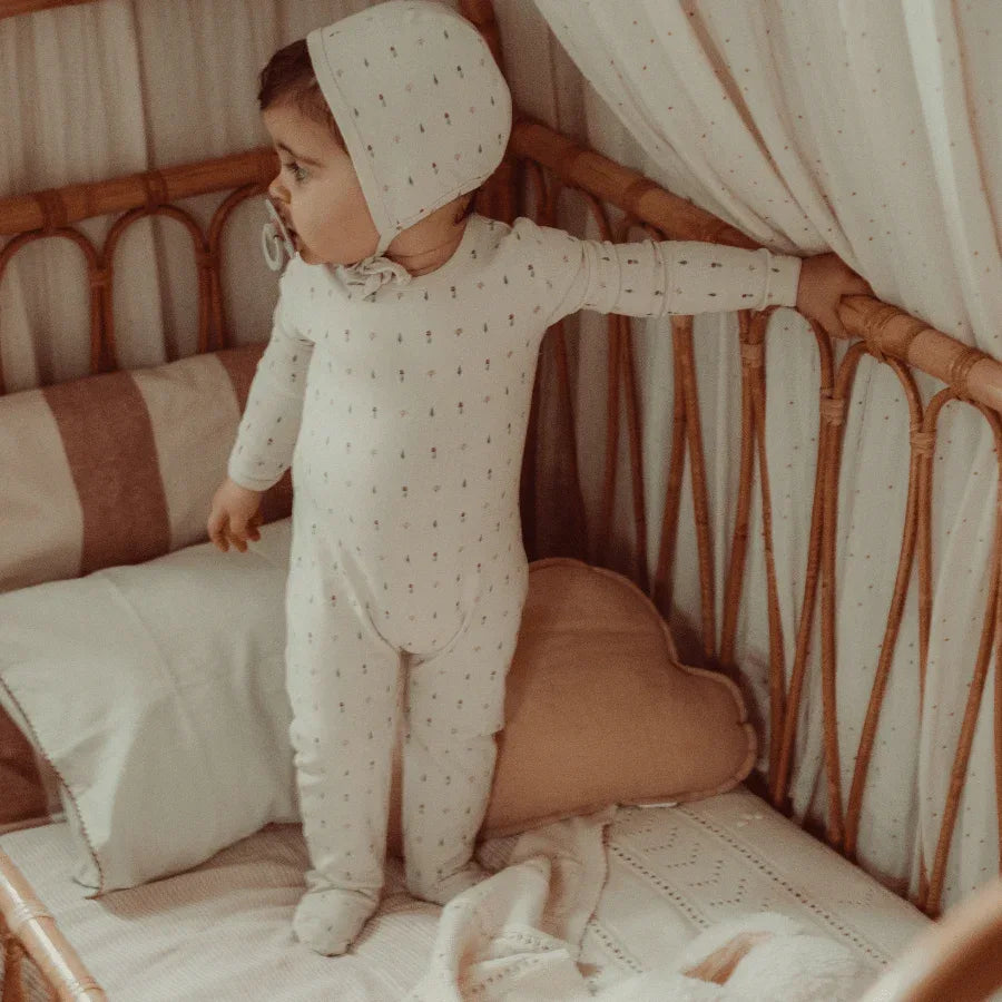The Printed Romper - Abby Pink - BIG FRENCHIES