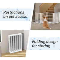 The Wooden Dog Fence White