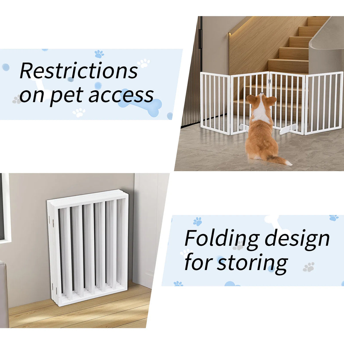 The Wooden Dog Fence White