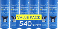 Extra Sticky Large Lint Roller Refills, 6.3'' Giant Lint Roller Refills for Pet Hair, Clothes&Furniture Cleaning, 540 Sheets in Total