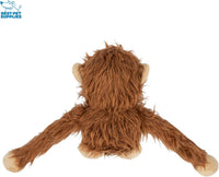Best Pet Supplies Bunny Buddy Squeaky Plush Dog Toy, Beige - O-Hug-Atan (Brown) / Large - image 2