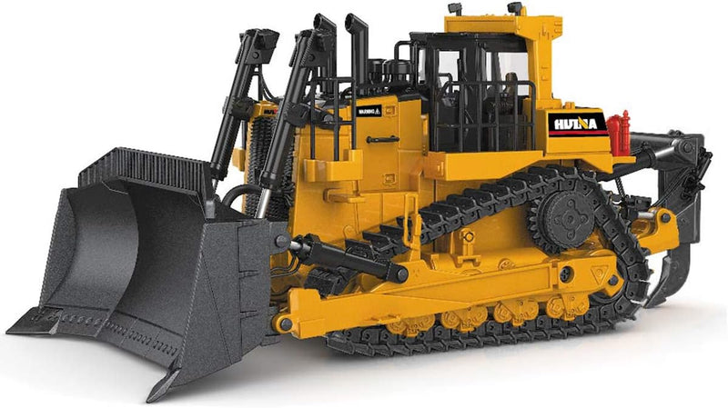 fisca 1/50 Diecast Bulldozer Model Metal Construction Vehicle Toy – Fun for Kids & Family