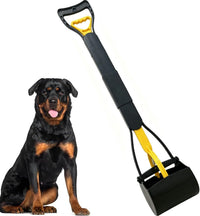 36“ Large Dog Pooper Scooper for Large Dogs Heavy Duty - 32-inch(Yellow)