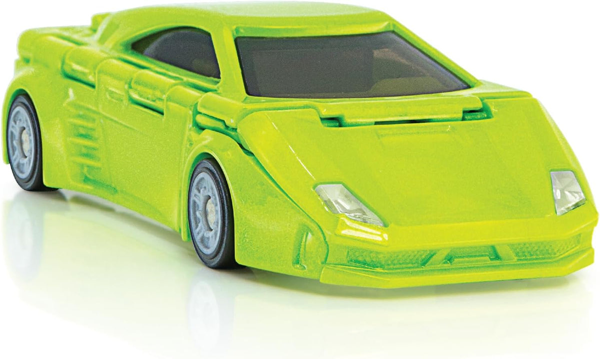 FLAT 2 FAST Original Speed Card Racer - Supercar - 1 Pack / Nitro Green - image 3