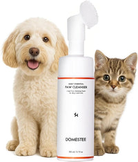 Dog Paw Cleaner | Gentle & PH-Balanced | Dog Paw Wash for All Breeds | Nourishing Formula with Aloe Vera | Portable & Easy-to-Use | Paw Cleaning Foam with Silicone Brush - 5.1 Fl Oz