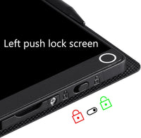 LCD Writing Tablet 6.5in Fine Tip with Leather Case and Hanging Pen – Fun for Kids & Family - Fine Tip with Leather Case - image 3