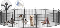 Dog Playpen, Folding Indoor Outdoor Anti-Rust Dog Exercise Fence