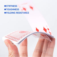 GSE canasta cards, 6-deck blue set with printed point values - view 9