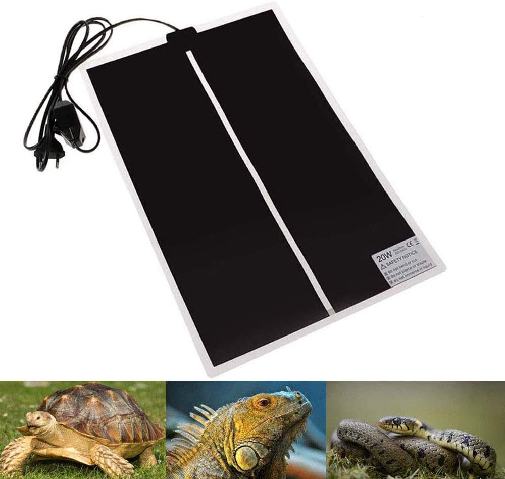 Reptile Heating Pad with Temperature Adjustment - 16.5 x 11 IN
