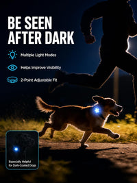 2-Pack Dog Collar Light with Memory Function, 8 Modes - 1 - image 2