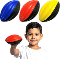 Blu Jay Mini Football 3-Pack - Red Blue Yellow