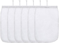 Aquarium Extra Fine Media Filter Bag 7.5"*3.6" 3 Pack – Essentials for Fish - 12"*8" (6 pack)