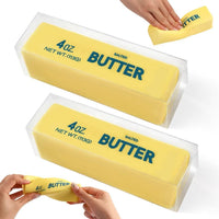 Big Butter Squishy, Giant Squishies Butter 14 OZ - 2 Pack Yellow Butter Stick