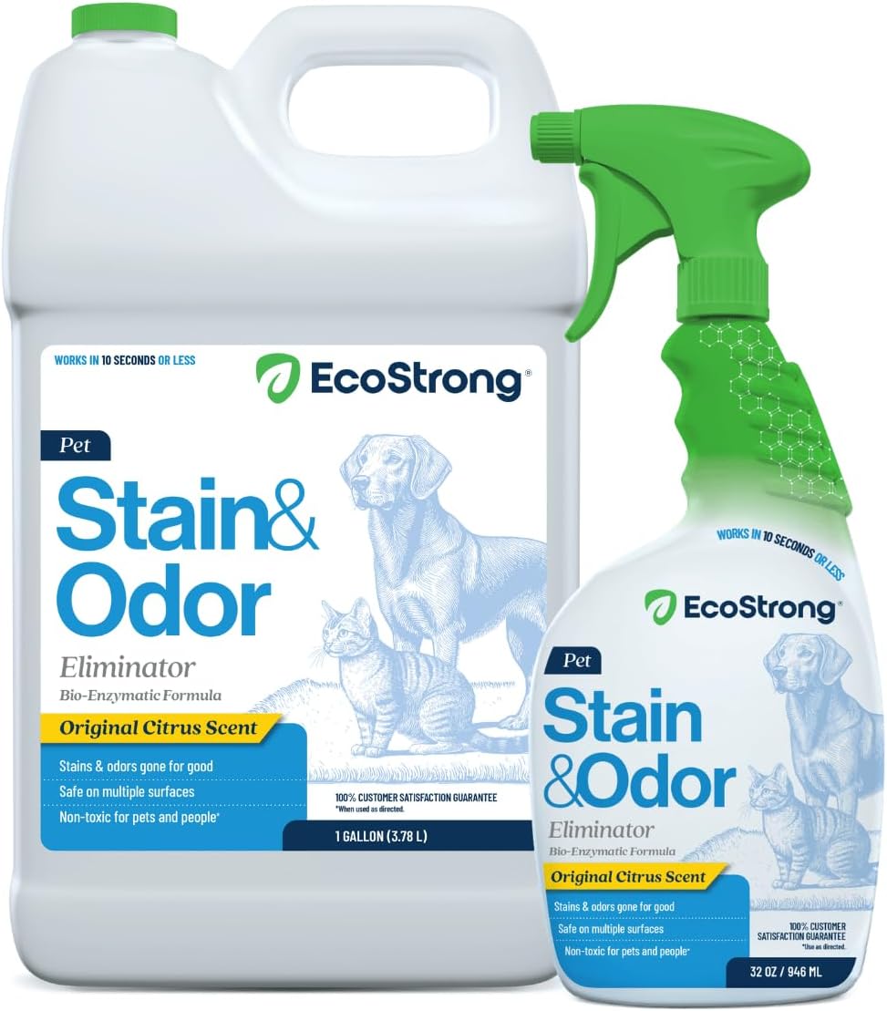 Eco Strong Pet Stain and Odor Remover - Citrus / 160 Fl Oz (Pack of 1)