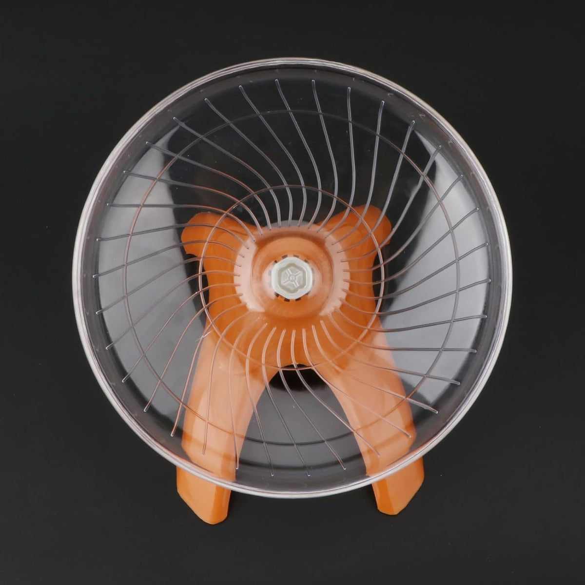 Hamster Wheel Flying Saucer Silent Exercise Wheel Running Wheel - Orange - image 3