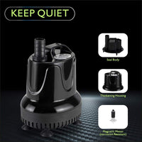 hygger 215 GPH Quick Water Change Aquarium Pump Submersible Fountain - 18-watt 215 GPH - image 4