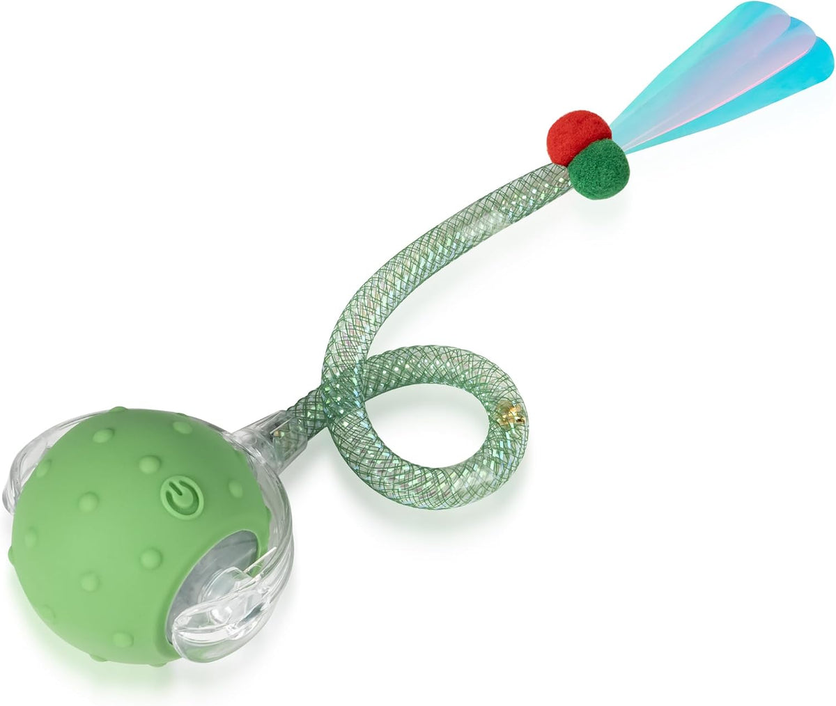 Interactive Cat Toys Ball, Automatic Moving Ball Toy - Green