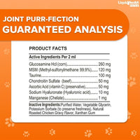 LIQUIDHEALTH Pets Liquid Cat Glucosamine Joint Purr-Fection - Hip & Joint Health Relief Support, Chondroitin Feline Droppers for Senior Older Adult Cats & Kittens - Made in The USA (3 Pack)