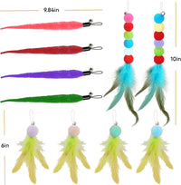 Cat Toys for Indoor Cats, 13 Packs Interactive Cat Wand Toy Set – Essentials for Cats - Multicolor / 13 Packs A - image 4