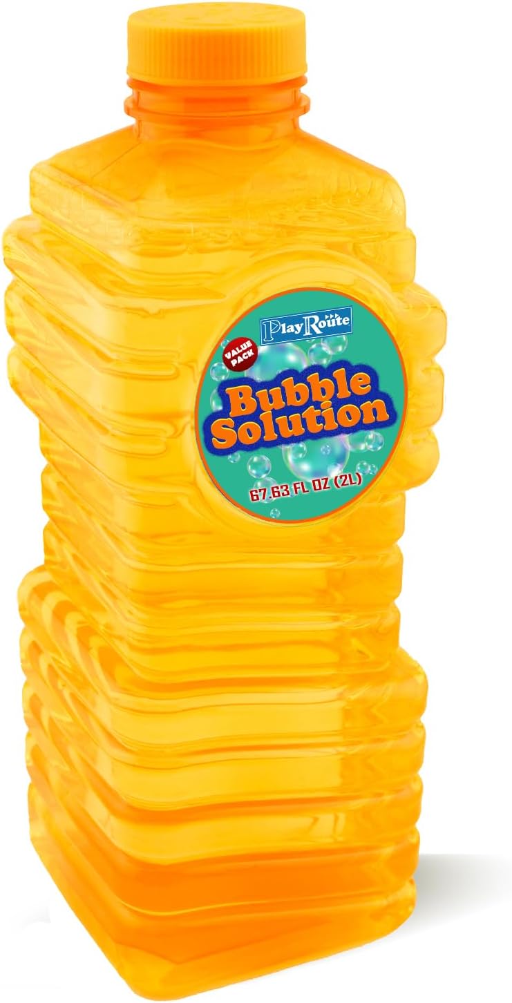 PlayRoute Bubble Solution, Bubbles Refill Solution 4L/136oz. - 1-pack