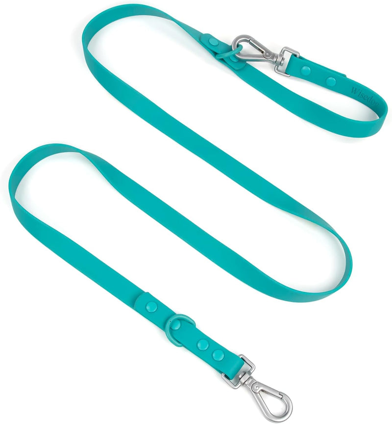 Wisedog Waterproof Dog Leash - 5 ft × 3/4 in / Emerald Green