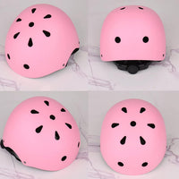 Adjustable Kids Helmet with Knee Pad, Elbow Pads & Wrist Guards - pink / Medium( 8-14 years ) - image 2