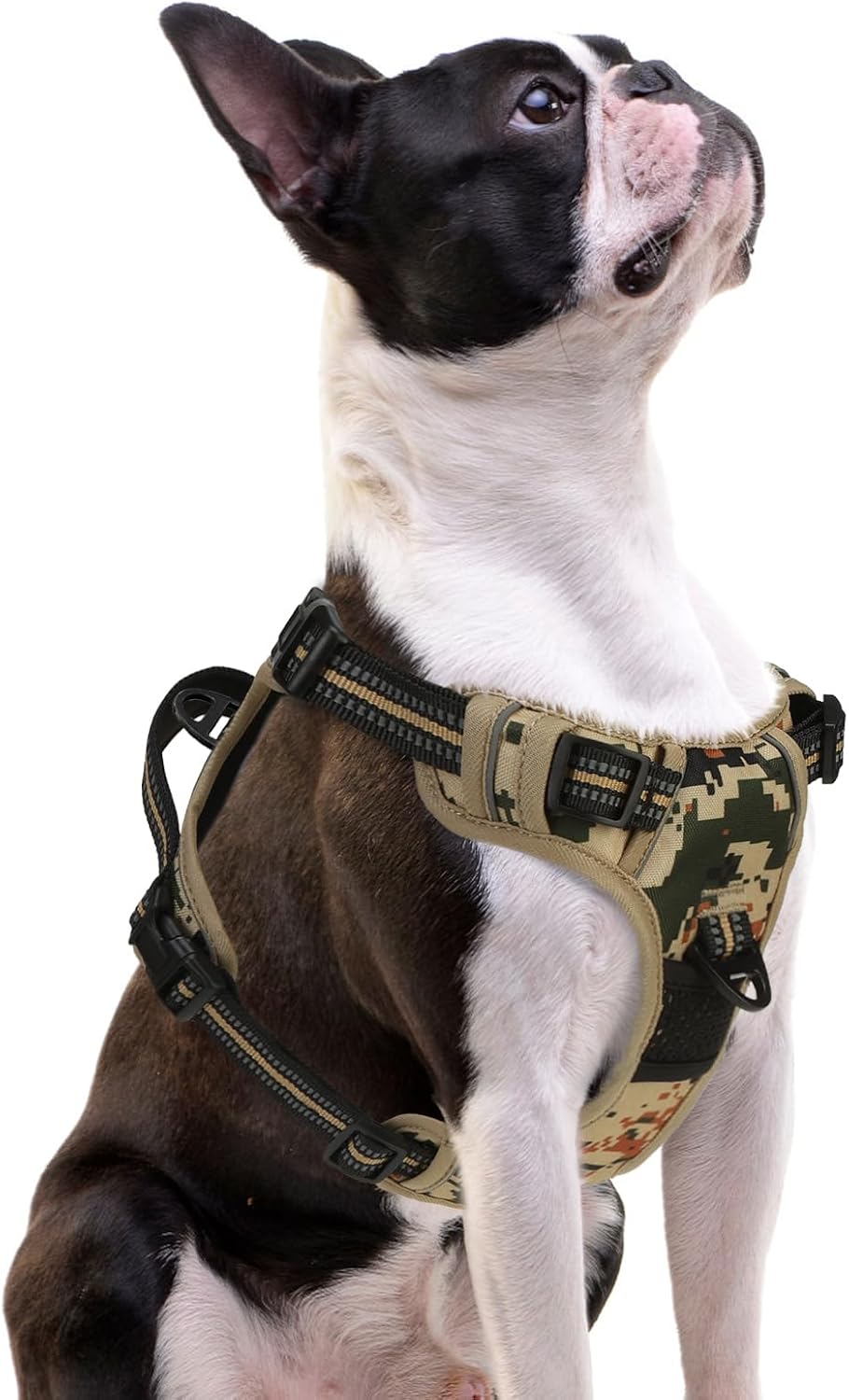 PUPTECK No Pull Halloween Dog Harness for Large - Camouflage / Small / Harness Only