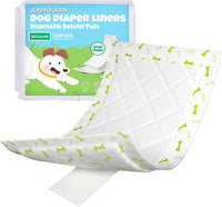 Jollywoods Dog Diaper Liners 150Pcs - Regular-150Count
