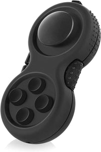Original Fidget Toy Game, Rubberized Classical Controller – Fun for Kids & Family - 1 / Black Style