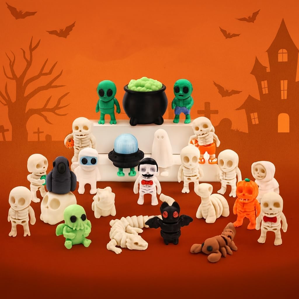 50 pcs 3D Printed Animal Figurines - Animal J