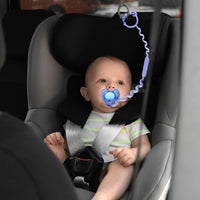 Toy Straps for Baby, Toy Safety Straps for Toy, Sippy Cup Straps - Blue Grey Pink - image 3