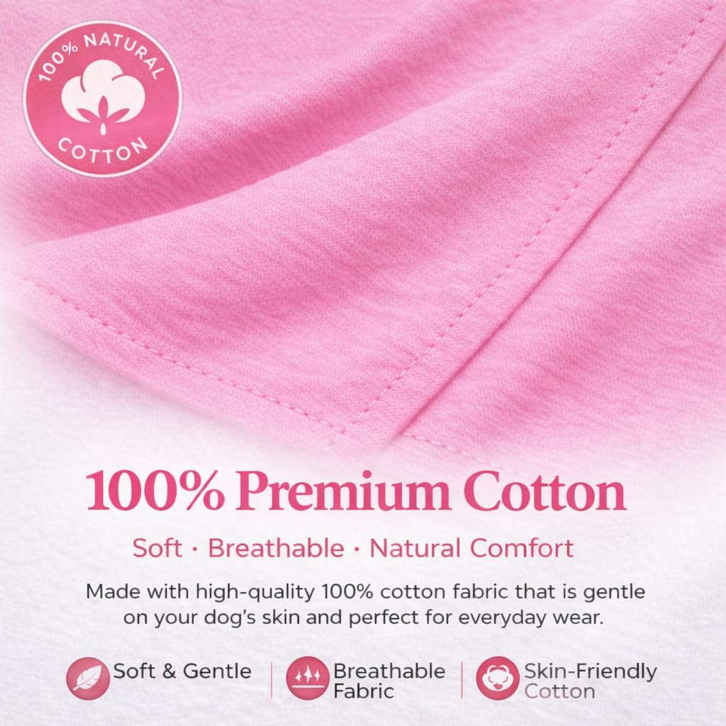 Lovelonglong Pet Clothing Dog Costumes Basic Blank T-Shirt Tee Shirts - B-M (for Bulldog -25lbs) / Pink - image 2